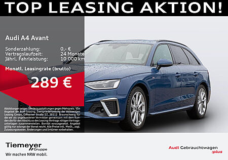 Audi A4 Avant 40 TFSI S LINE LEDER AHK LED MEMORY