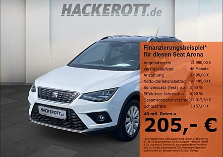 Seat Arona Xcellence Erdgas TGI 66 KW (90 PS) 6-GANG LED Navi Keyless Parklenkass. Full-Link