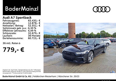 Audi A7 Sportback 55 TFSIe quattro S line Matrix B&O