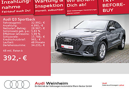 Audi Q3 Sportback 45 TFSI e s-tronic LED Navi uvm