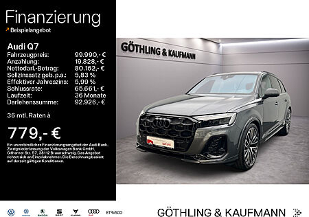 Audi Q7 50 TDI qu 2x S line tip*EUPE 125.980*B&O*HUD*7-Sitzer*Pano*Laser*Standh*Virtual*Navi+*Assistenz*ARL*Optik*AHK*