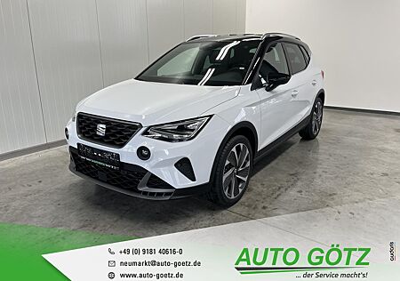 Seat Arona FR DSG 4-Jah Garantie AHK*Navi Ãber Full Link*DAB*LED*ACC*SmartLink*DigiCockpit*Kamera*ParkAssist*Kessy*Freispr.*Sitzheiz*PDC*vo+hi*Alu*LichtAssist*SpurAssist*Connect*Sunset*ZV-Funk*4xEFH*Ladeboden*RÃckbank geteilt*Nebel*Armlehne*Metallic