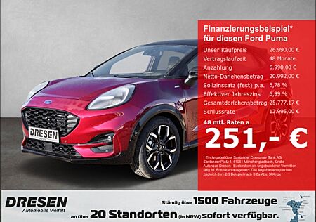 Ford Puma 1.0 EcoBoost Mild Hybrid ST-Line X Berry Klima/Teileder/Navi/B&O Soundsystem