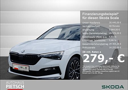 Skoda Scala 1.5 TSI Monte Carlo Panodach Navi VC LED