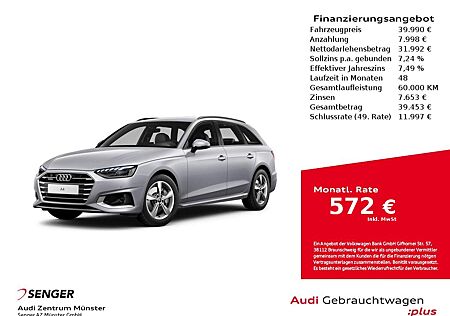 Audi A4 Avant 40 TFSI advanced quattro Kamera LED MMI