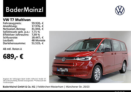 VW T7 Multivan 2.0 TDI Multivan 7-S