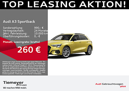 Audi A3 Sportback 40 TFSIe S LINE LM18 AHK KAMERA ACC