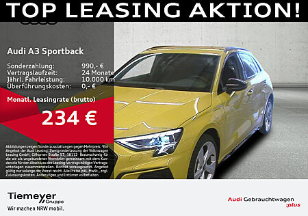 Audi A3 Sportback 40 TFSIe S LINE LED LM18 AHK SPORTSITZE