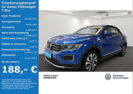 VW T-Roc Cabriolet 1 5 TSI BMT Active Navi Standheizung Keyless LED Kamera