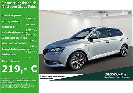 Skoda Fabia Clever Einparkhilfe vorn und hinten Mittelarmlehne vorn