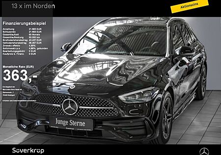 Mercedes-Benz C 300 e T-Modell AMG NIGHT DISTR SPUR PANO 360