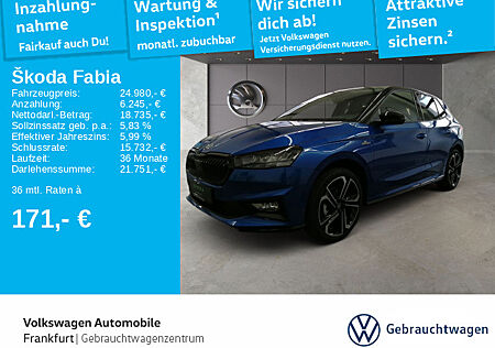 Skoda Fabia Monte Carlo 1,0 TSI DSG 18" Alu € 750,- Wechselwochen bis 28.02.25