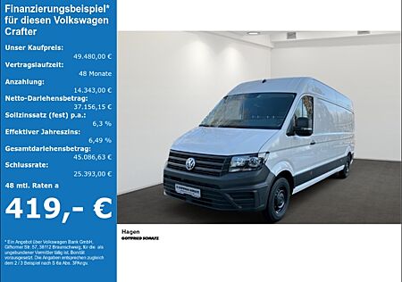 VW Crafter 35 Kasten Hochdach LR 103 kW AHK Kamera PDC Holzboden 270°