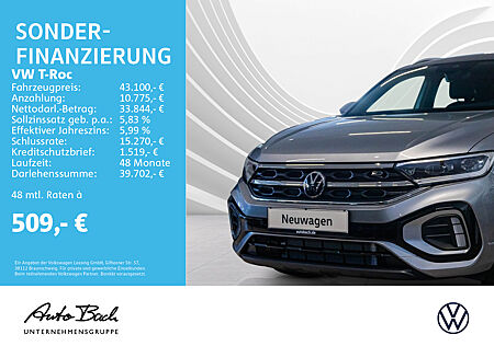 VW T-Roc R-Line 1.5 l TSI OPF 110 kW (150 PS) 7-Gang-Doppelkupplungsgetriebe DSG