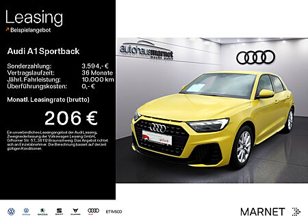 Audi A1 Sportback 25 TFSI S line*Klima*LED*Alu*Einparkhilfe*Virtual Cockpit*Sitzheizung