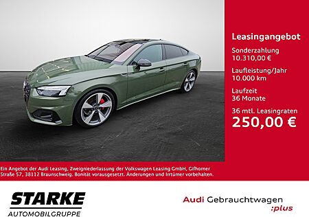 Audi A5 Sportback 40 TFSI S tronic quattro advanced S-line NaviPlus Dinamica AHK Matrix Pano SHZ v+h OptikPaket-schwarz APS-Plus Kamera