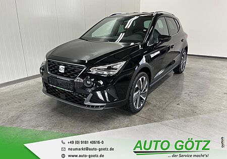 Seat Arona FR DSG 4-Jah Garantie AHK*Navi Ãber Full Link*DAB*LED*ACC*SmartLink*DigiCockpit*Kamera*ParkAssist*Kessy*Freispr.*Sitzheiz*PDC*vo+hi*Alu*LichtAssist*SpurAssist*Connect*Sunset*ZV-Funk*4xEFH*Ladeboden*RÃckbank geteilt*Nebel*Armlehne*Metallic