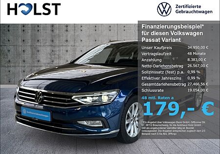 VW Passat Variant 2.0TDI DSG Elegance Navi LED ACC AHK