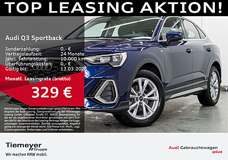 Audi Q3 Sportback 35 TFSI S LINE NAVI AHK KAMERA eSITZE