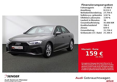 Audi A4 Limousine 40 TFSI quattro S line S tronic MMI