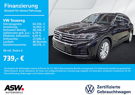 VW Touareg Elegance 4M 3.0TDI Tiptr. NAVI AHK LEDER