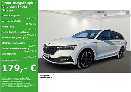 Skoda Octavia Com. 2.0 TSI Sportline 4M DSG LED NAVI SHZ PDC LM