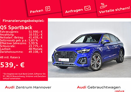 Audi Q5 Sportback S line 55 TFSIe quattro Pano Matrix Luft B&O ACC