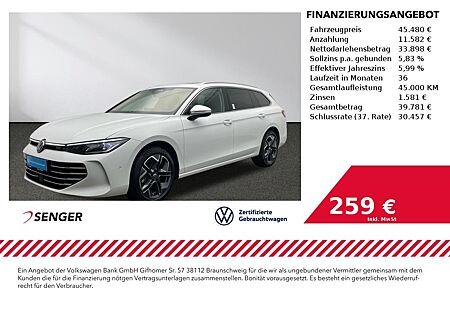 VW Passat Variant Elegance 2.0 TDI CarPlay Matrix