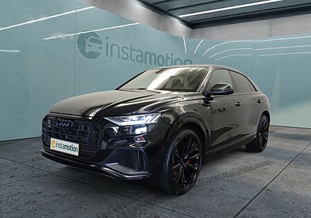 Audi Q8 55 TFSI e qu. tiptronic 2xS line HD MATRIX B&O PANO HEAD-UP NACHTSICHT VIRTUAL LUFT AHK UMGEBUNGSKAMERA ACC NAVI LEDER PDC 23