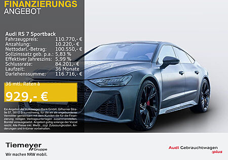 Audi RS7 Sportback 4.0 TFSI Q MATT UPE194 LM22 BuO ADV. KERAMIK CARBON