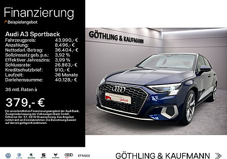 Audi A3 Sportback 40 TDI qu Advanced S tro*Pano*Matrix*Virtual*Navi+*Kamera*Sportsitze*ACC*AHK*