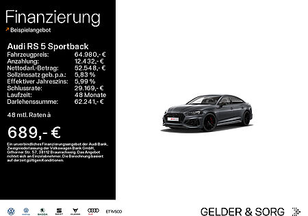 Audi RS5 Sportback quattro Keramik*280km*B&O*Carbon