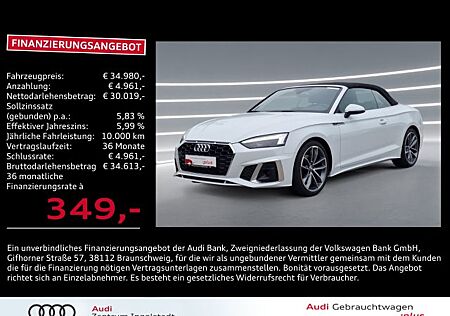 Audi A5 Cabriolet S line 40 TFSI 2x MATRIX NAVI ACC