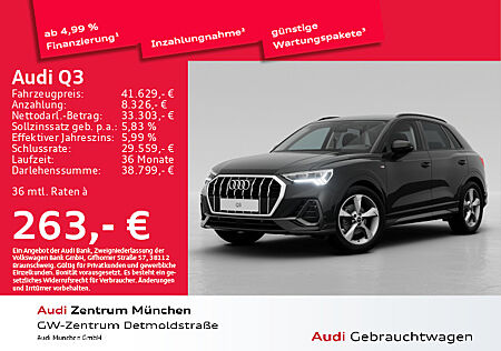 Audi Q3 35 TFSI S tronic S line Virtual/LED/Navi+/Kamera