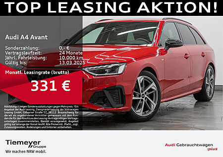 Audi A4 Avant 30 TDI 2 x S LINE LM18 LEDER AHK LED OPTIKPKT+