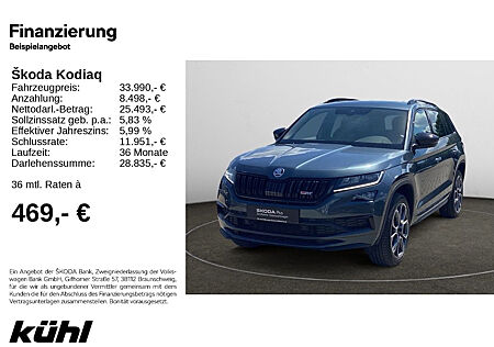 Skoda Kodiaq 2.0 Bi-TDI DSG 4x4 RS Navi,AHK,Pano,Canton