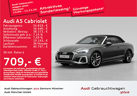 Audi A5 Cabriolet 40 TFSI qu. S tronic S line AHK/Matrix/Navi+/Virtual+