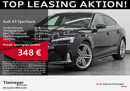 Audi A5 Sportback 40 TFSI Q S LINE MATRIX LM19 MEMORY KAMERA