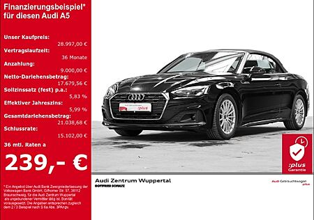 Audi A5 Cabriolet 35 TFSI KAMERA DAB LED SHZ GARANTIE SMARTPHONE INTERFACE