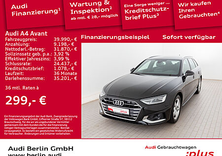 Audi A4 Avant Advanced 35 TDI S tr. LED RFK NAVI VIRT