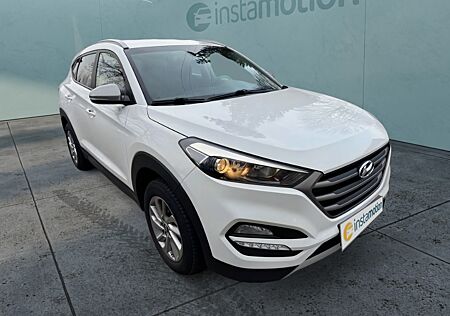 Hyundai Tucson blue Classic 2WD 1.6 Alarm Tel.-Vorb. Berganfahrass. Bergabfahrass. Alu Klima