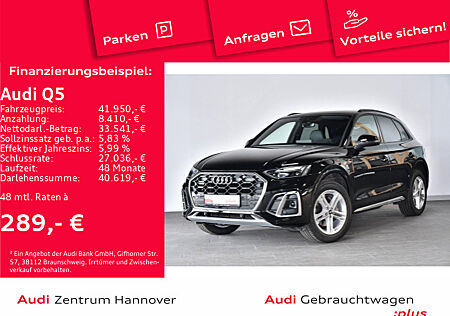 Audi Q5 S line 40 TDI quattro AHK virtual Kamera Teilleder