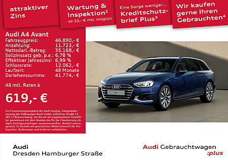 Audi A4 Avant 40 TDI Advanced quattro LED Navi Pano