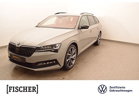 Skoda Superb Combi 2.0TDI DSG Sportline Matrix Navi Rear View ACC CANTON