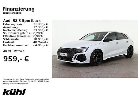 Audi RS3 RS 3 Sportback 19' VMAX 280 HUD B&O Sportabgas Pano