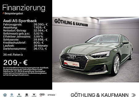 Audi A5 Sportback 35 TFSI Advanced S tro*Matrix*Virtual*Navi+*Teilleder*Sportsitze*19''*AHK*