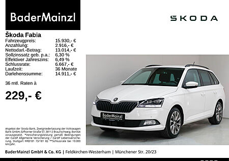 Skoda Fabia Combi 1.0 TSI Clever Carplay LED 2xPDC