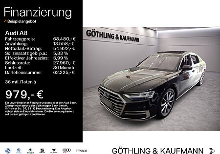 Audi A8 60 TDI qu tip*RSE*B&O*HUD*Pano*Standh*Matrix*Virtual*Navi+*ARL*Tour*Stadt*360° Kamera*TV*AHK*