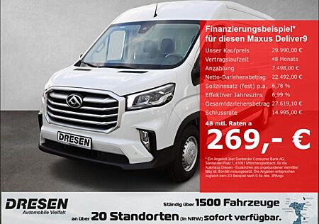 Maxus Deliver 9 Deliver9 Kastenwagen L3H2 2.0 Diesel FWD BASE *PARKPILOT*RÜCKFAHRKAMERA*