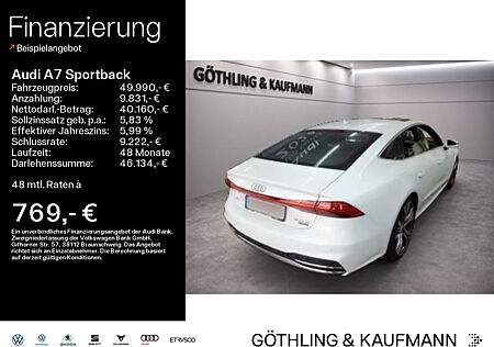 Audi A7 Sportback 50 TDI qu. S line S tro.*Air*B&O*HUD*Pano*Standh*HD Matrix*Virtual*Navi+*